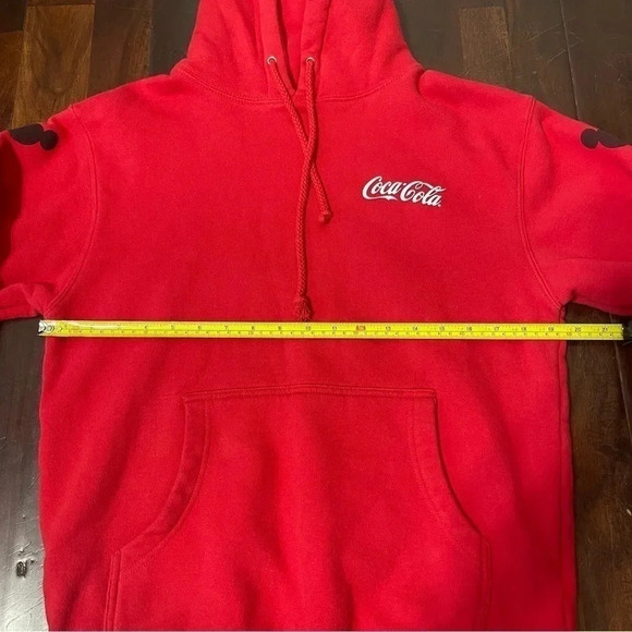 Walt Disney World Resort Coca Cola Hoodie Size XS Mickey Disney Red - Picture 6 of 7